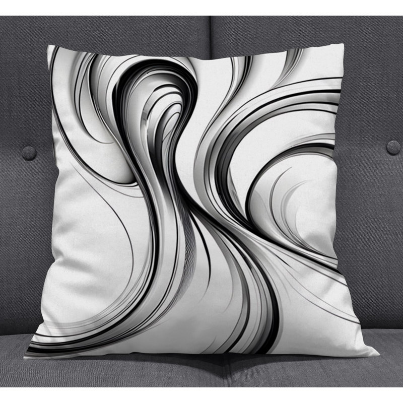 Coussin décoratif, Housse de coussin seulement - sans coussin, H 16 po x l 16 po