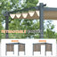 Pergola en aluminium avec auvent Aoodor-90610975-92371646