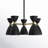 Bimini 5-Light Metal Geometric Shaded Chandelier-406457856