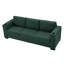 Canapé de salon 93,7 po en tissu de style moderne, canapé à accoudoirs carrés avec porte-gobelet, canapé de rangement-1599779544-1581578680
