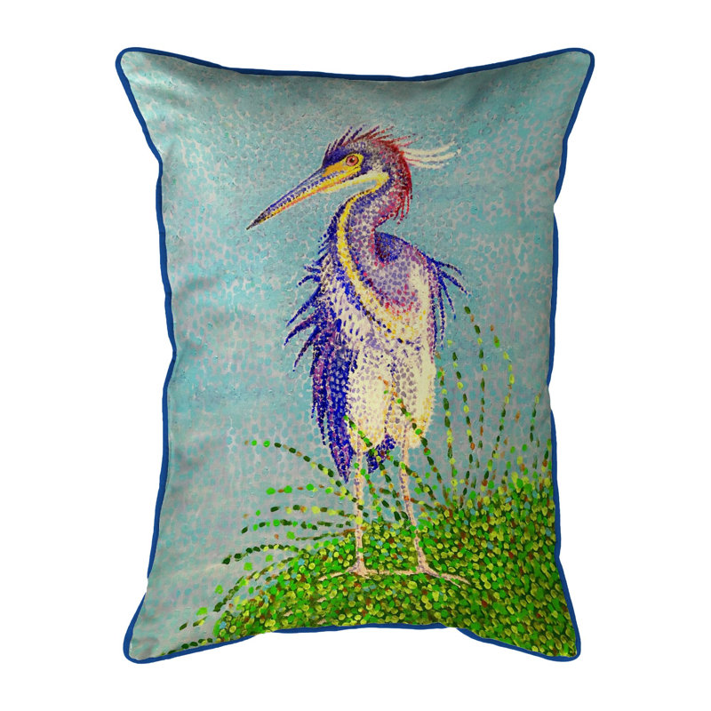 Housse et insert de coussin décoratif rectangulaire en polyester pour l'extérieur