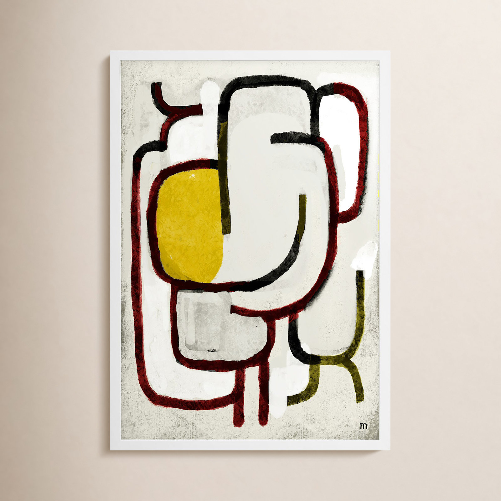 Lost In The Woods by Studiom, White, 30" H x 21" W x 1.25" D