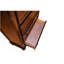 Commode en bois de couleur noyer foncé