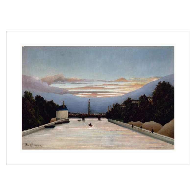 La Tour Eiffel par Henri Rousseau - Impression numérique sur toile, H 22,07 po x l 29,5 po