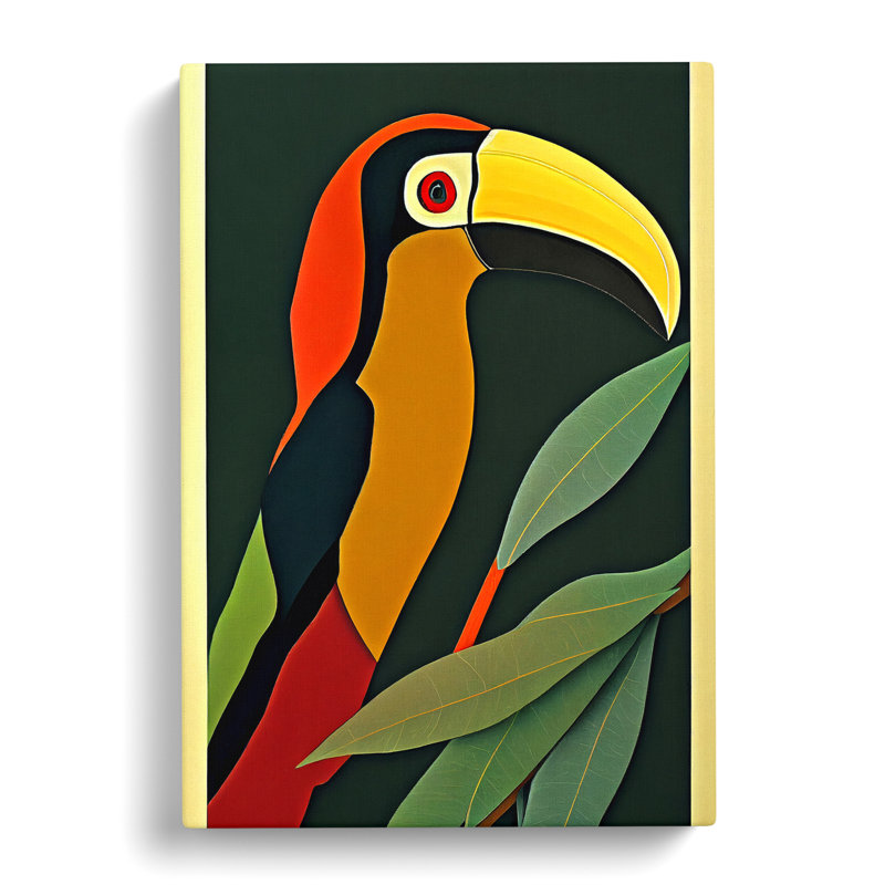Toucan Abstract Vol.1 - Wrapped Canvas, 76cm H x 50cm W x 3cm D