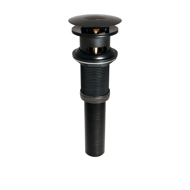 Universal Pop-Up Bathroom Sink Drain with Overflow