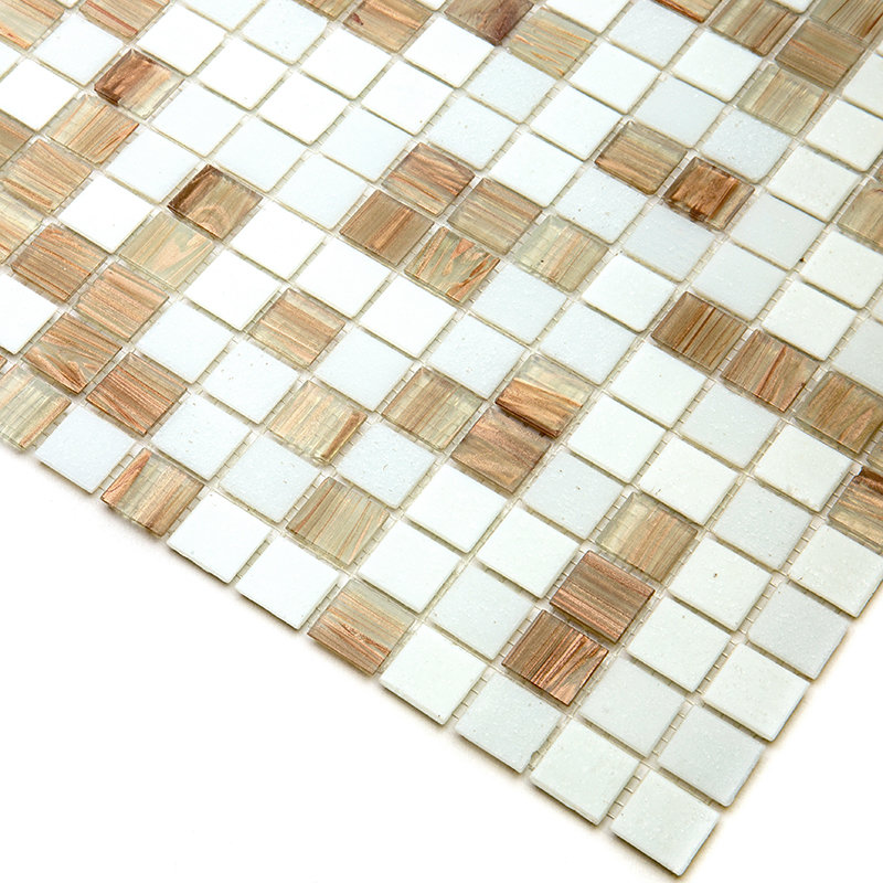 Carreau de mosaïque pour mur et plancher 0,8 po x 0,8 po Mingles