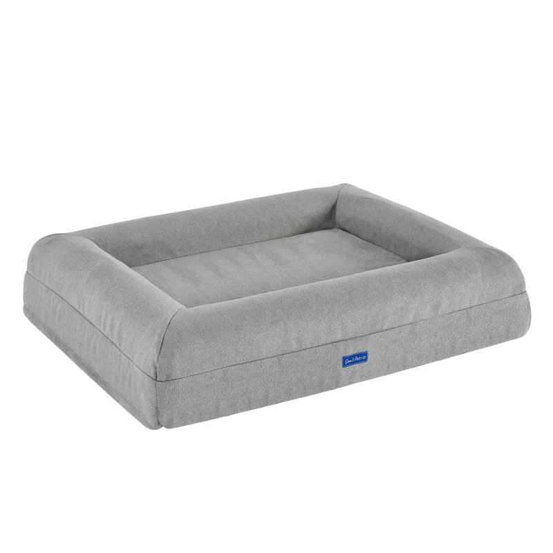 Sam's Pets Scruffy Orthopedic Dog Bed, Gray