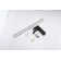 Single Handle Waterfall Bathroom Vanity Sink Faucet With Extra Large Rectangular Spout