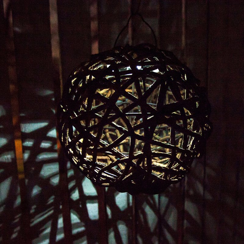 10'' Battery Powered Integrated LED Outdoor Hanging Light