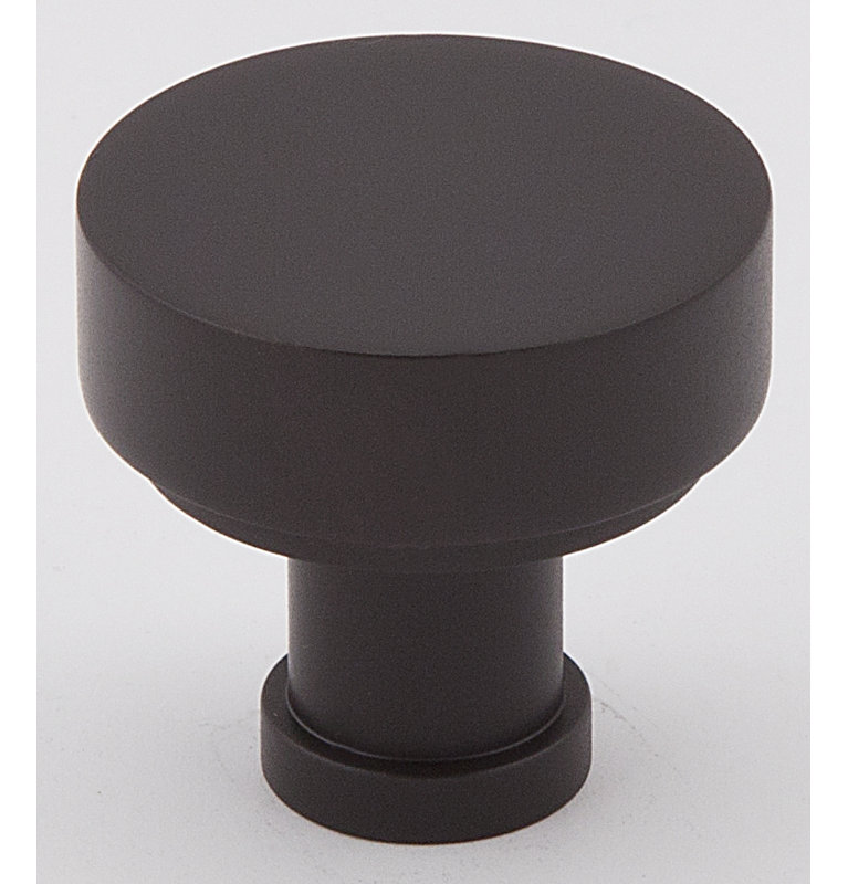 Poignée champignon de 1 1/2 po de diamètre, H 1,125 po x l 1,125 po x P 1,125 po