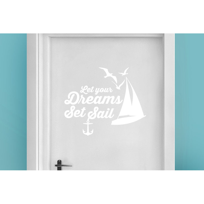 Nautical & Beach Wall Decal, White