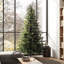King Green Spruce Artificial Christmas Tree with LED Warm White Lights with Stand-801230204-772275875