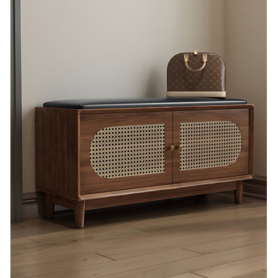 Banc de rangement Mid-Century