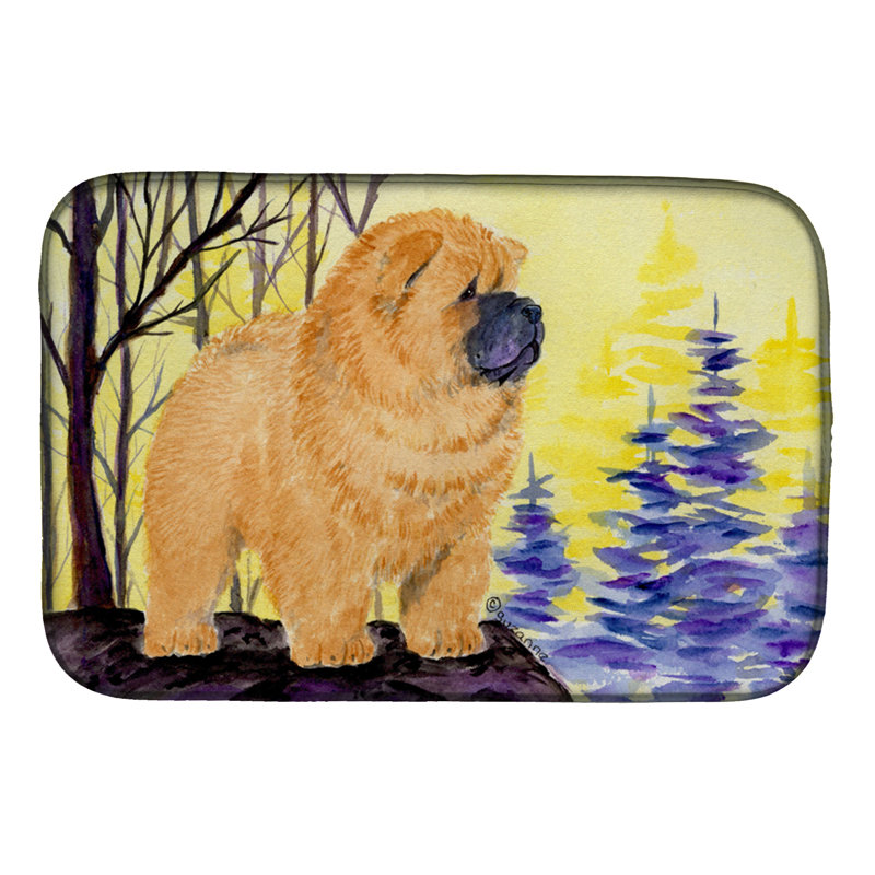 Tapis de séchage chow chow
