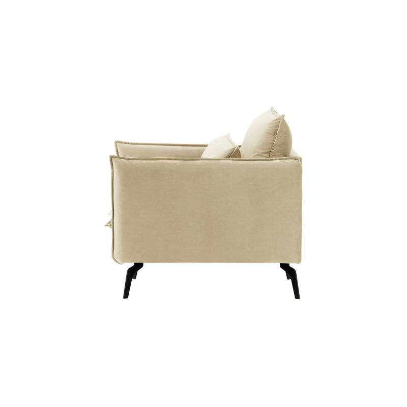 Dahab Upholstered Armchair, Beige