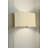 Elegant Cream Wall Lamp, Metal Body with Fabric Cap, 7.9 in Diameter x 7.9 in Height | 1 x 3.15W LED Socket, Battery Operated (3 AA) | IP20 Rated, On/Off Switch | Perfect for Living Room, Bedroom, and Hallway Decor