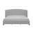 Aubreana Upholstered Classic Wing Platform Bed, Gray-2073431472
