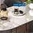 Home-use light luxury semi-round dining table-1111564655