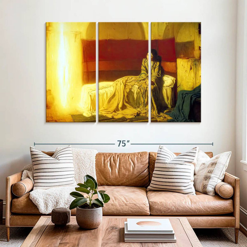Adella The Annunciation 1898, 42" H x 65" W