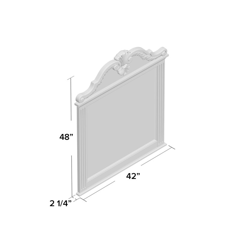 Miroir de commode rectangulaire Achillee