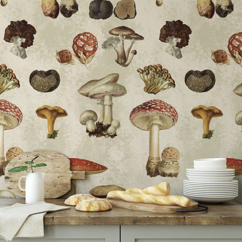 Bruna 100% Vegan Real Paper 2m x 2.5m Matte Wallpaper Roll