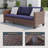 Aser 5 - Person Patio Conversation Set with Cushions-391037385-391037384