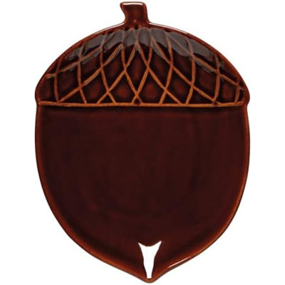 Acorn Shaped Oak Dish