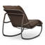 Chaise berçante d'extérieur Lyra - brun