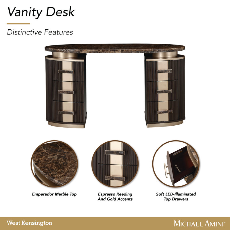 West Kensington Vanity, Medium Espresso
