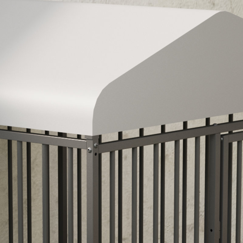 180cm H Metal Yard Kennel