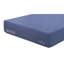 Matelas bleu très grand en mousse 10 po, housse en tissu super doux, mémoire D2,5, pour teinte, roulé et confirmation
