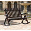 Chaise berçante Adirondack, chaise berçante d'extérieur