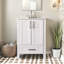 Ensemble de meuble-lavabo simple blanc 24 po