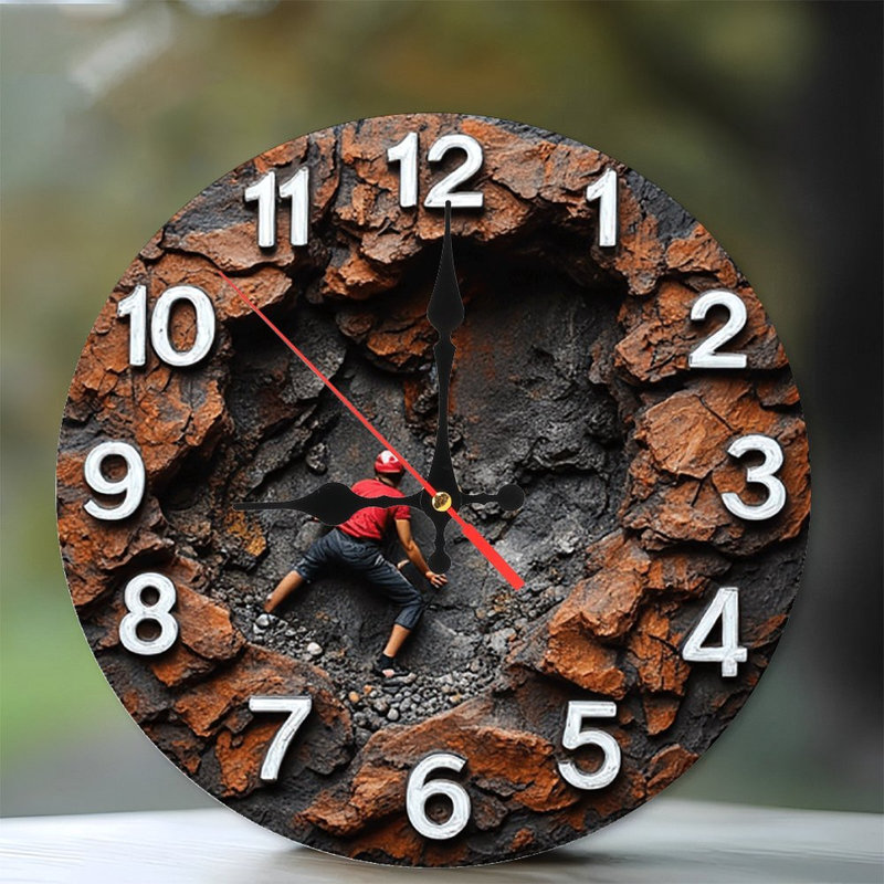Horloge murale d'escalade