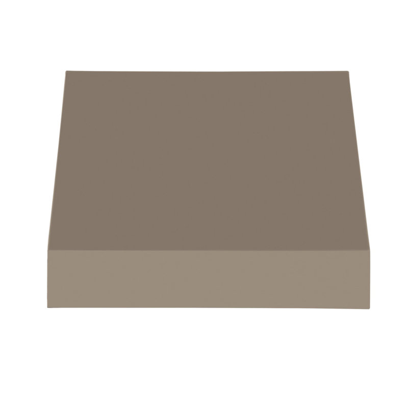 Auvent fixe en tissu acrylique New Yorker Awntech, H 24 po x l 52,5 po x P 48 po, Taupe