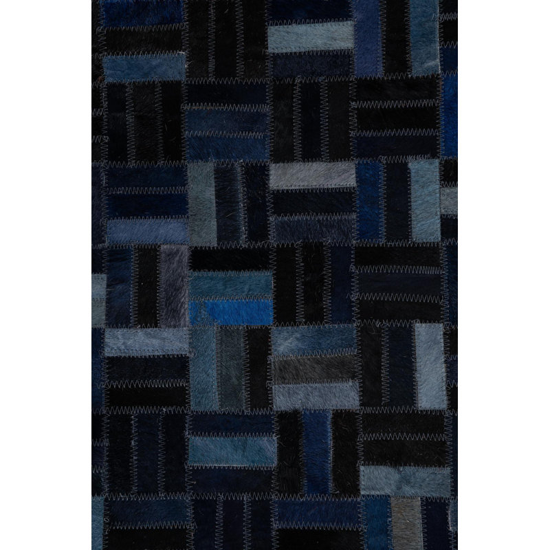 Tapis bleu foncé Jed