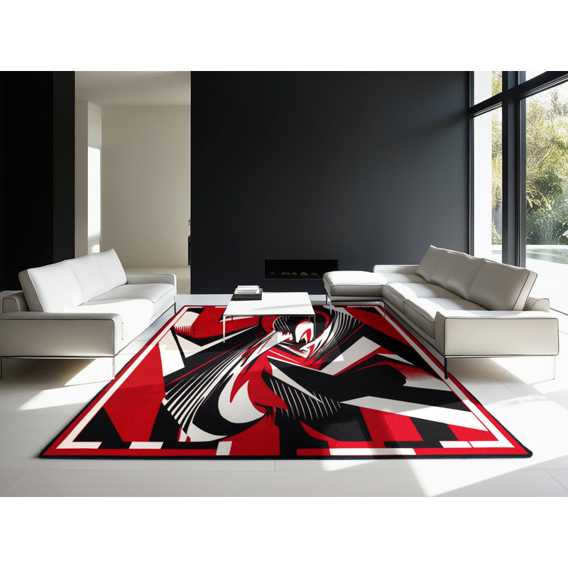 Ruby Reflection Rug, Rectangle 2' x 3'