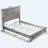Kernie 3-Piece Bedroom Set With Queen Size Platform Bed And 2 Fluted Nightstands-122083551-122083549