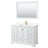 Deborah 48 " W Freestanding Standard Free Standing 1 Single Vanity Bathroom Vanity With Quartz Top-98119416-98119417-98119419