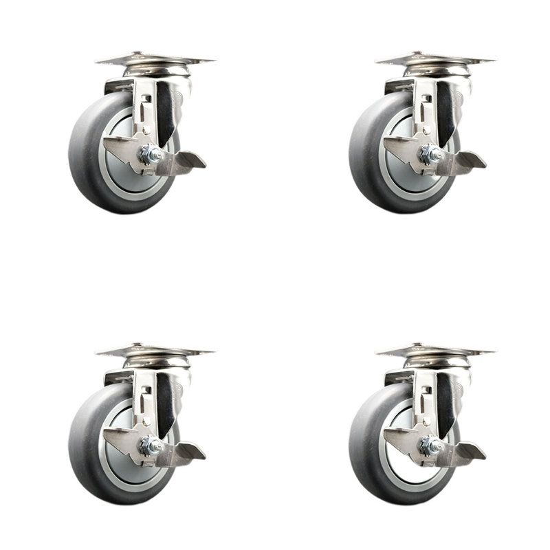 Thermoplastic Rubber Casters