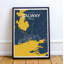 Galway City Map - No Frame Print-1911723019