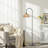 Aarzo 62" Arched/Arc Rattan Floor Lamp-82143260