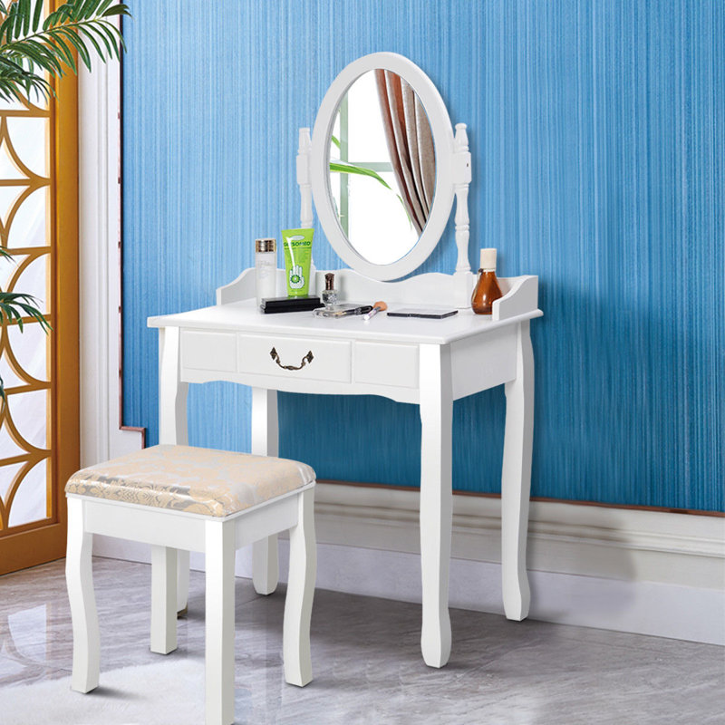 Ensemble coiffeuse et tabouret Jessia