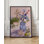 Vase rayé et agrumes - Nature morte moderne, reproduction d'art