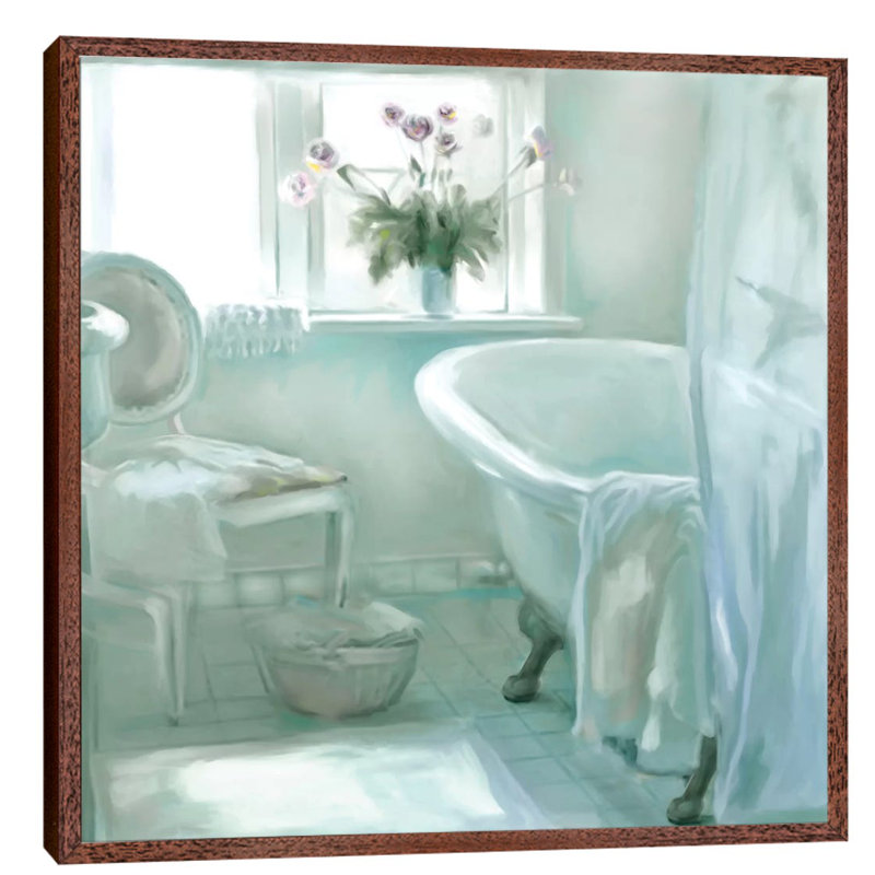 Ambiance by Carol Robinson - Painting, 66.04 cm H x 66.04 cm W, Brown Framed