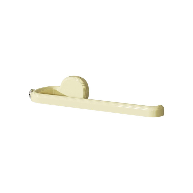 Porte-serviettes de bain à ventouse sans perçage sous l'armoire, Jaune