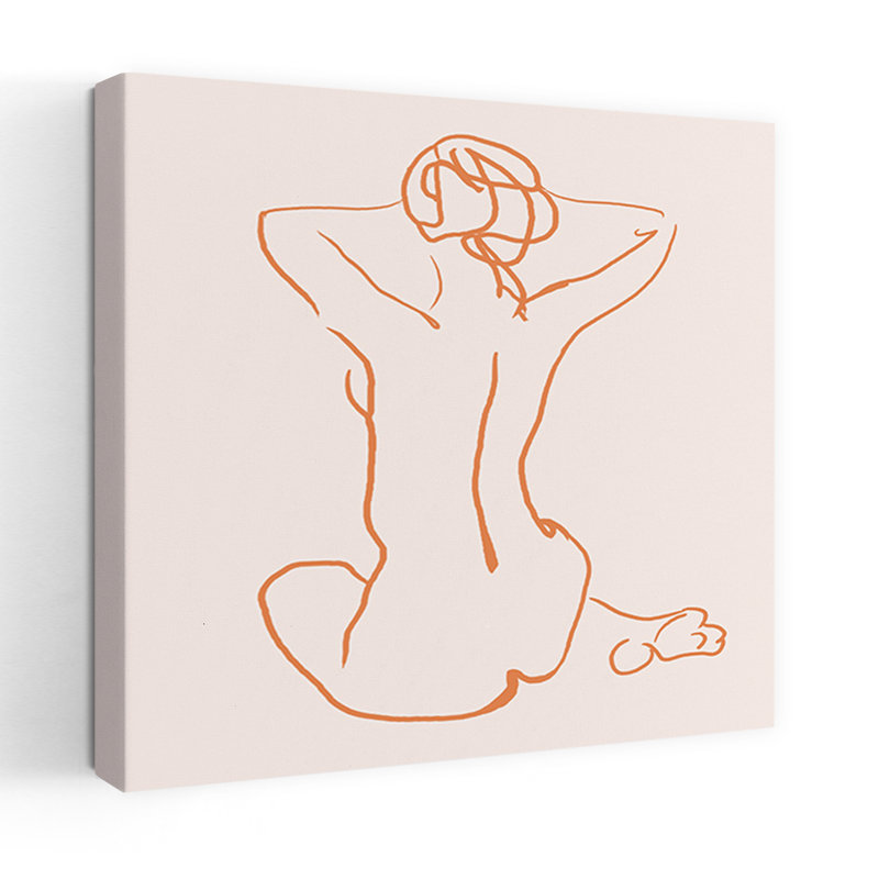 Art contemporain, H 18 po x l 18 po