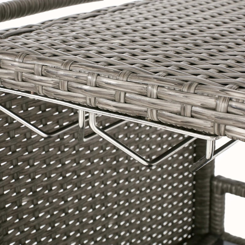WICKER BARCART