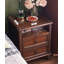 Table de chevet double en bois de cerisier All Wood